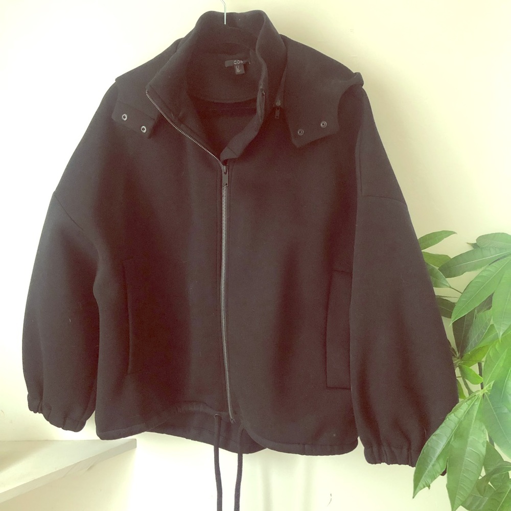 COS Black Hoodie